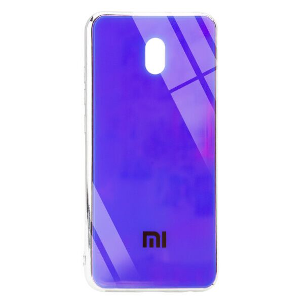 

TPU+Glass чехол Gradient Rainbow с лого для Xiaomi Redmi 8a (DarkOrchid)