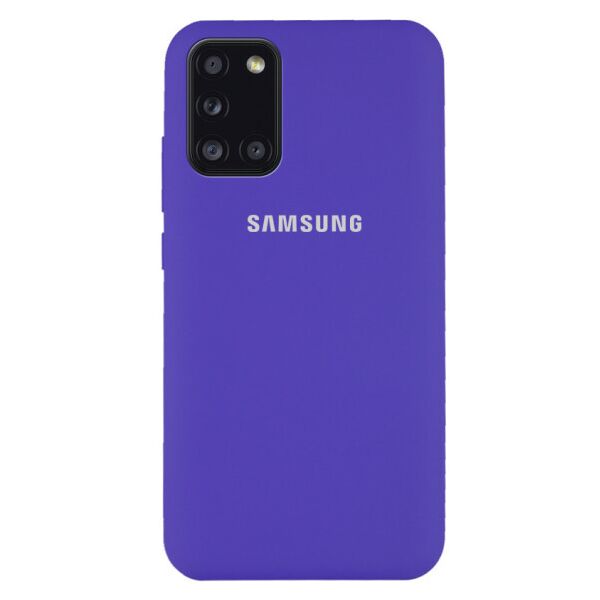 

Чехол Original Silicone Case c закрытым низом (AA) для Samsung Galaxy A31 (SlateBlue)