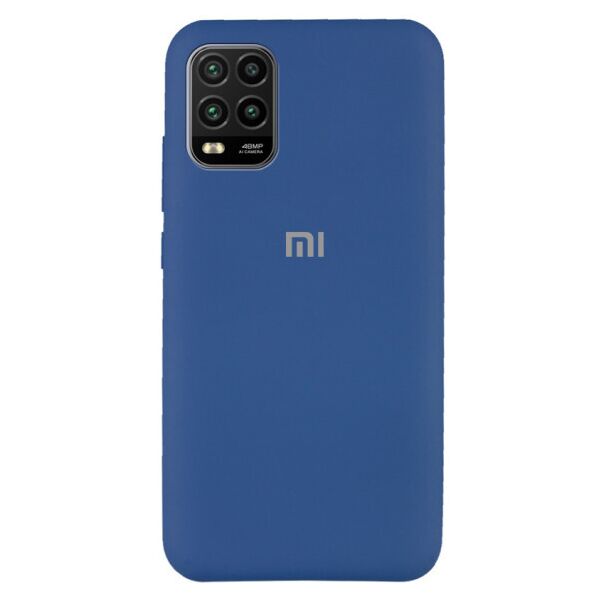 

Чехол Original Silicone Case c закрытым низом (AA) для Xiaomi Mi 10 Lite (Темно-синий)