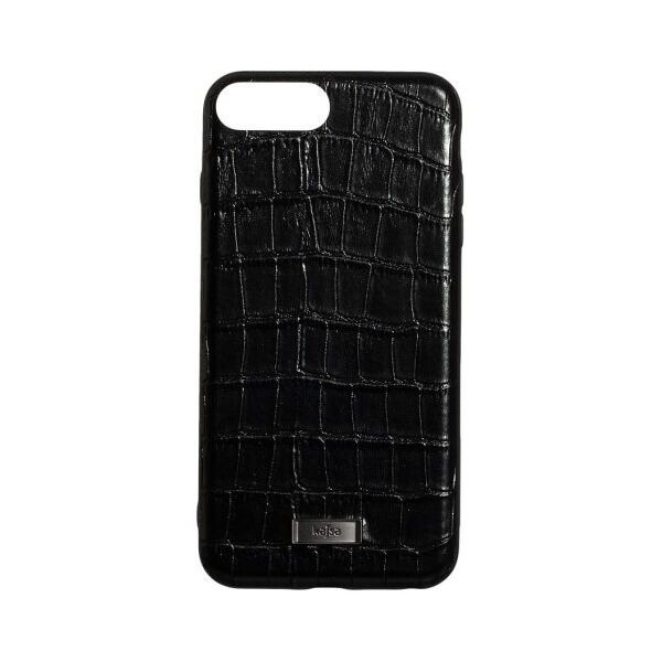

Кожаный чехол-накладка Kajsa для Apple iPhone 6 Plus/7 Plus/8 Plus (Черный)