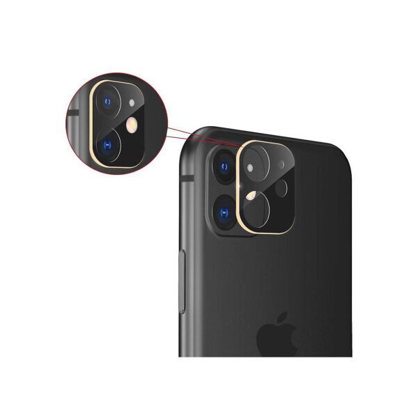 

Защитное стекло для Apple на камеру iPhone 11 Full Glue (2.5D, чёрное) (Черный)