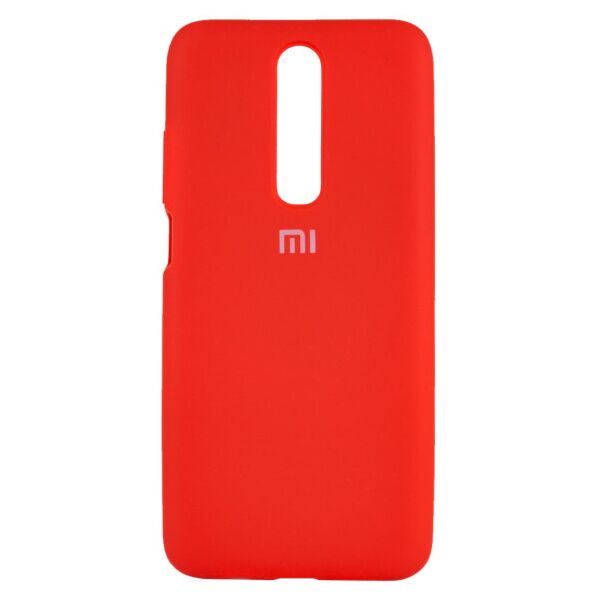 

Чехол Original Silicone Case c закрытым низом (AA) для Xiaomi Redmi K30 (Красный)