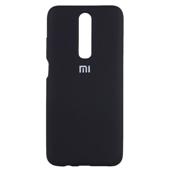 

Чехол Original Silicone Case c закрытым низом (AA) для Xiaomi Redmi K30 (Черный)