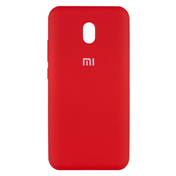 

Original Silicone Case c закрытым низом (AA) для Xiaomi Redmi 8a (Огненный-кирпич)