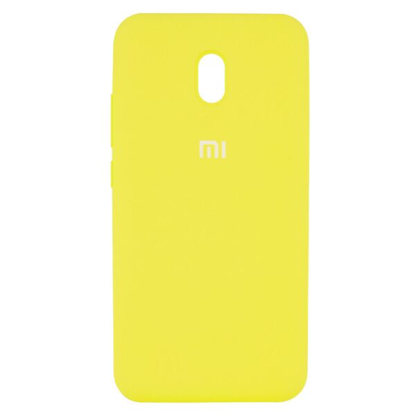 

Чехол Original Silicone Case c закрытым низом (AA) для Xiaomi Redmi 8a (Желтый)