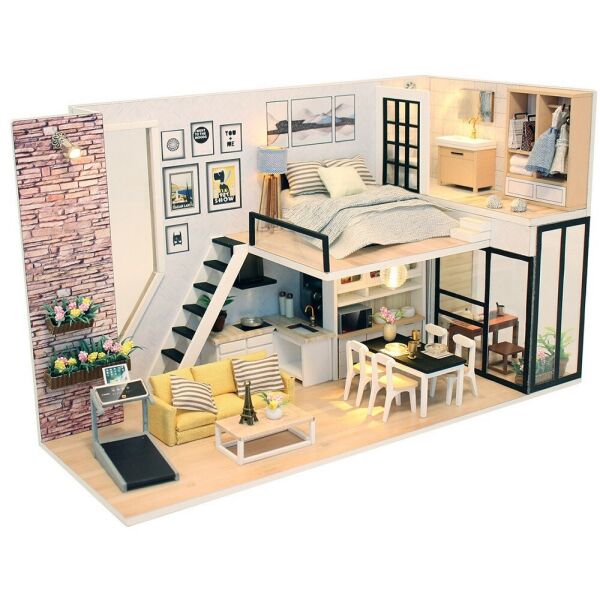 

Интерьерный 3D конструктор DIY mini house MD 2505 М038
