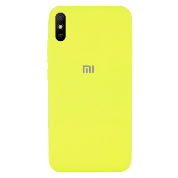 

Original Silicone Case c закрытым низом (AA) для Xiaomi Redmi 9A (Желтый)