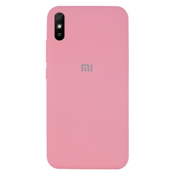 

Чехол Original Silicone Case c закрытым низом (AA) для Xiaomi Redmi 9A (Розовый)