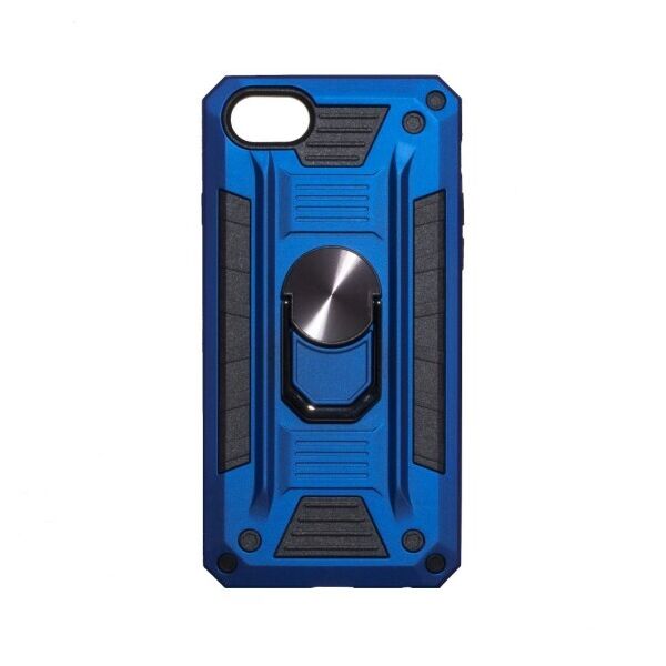 

Противоударный чехол Robot Case с кольцом-подставкой для Apple iPhone 8/SE 2020 (Синий)