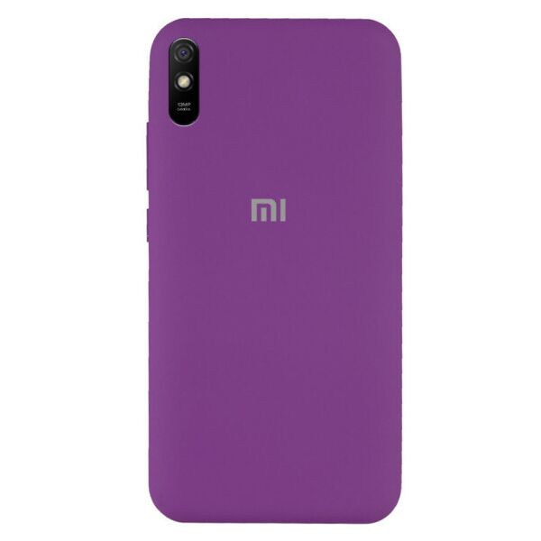 

Чехол Original Silicone Case c закрытым низом (AA) для Xiaomi Redmi 9A (Пурпурный)