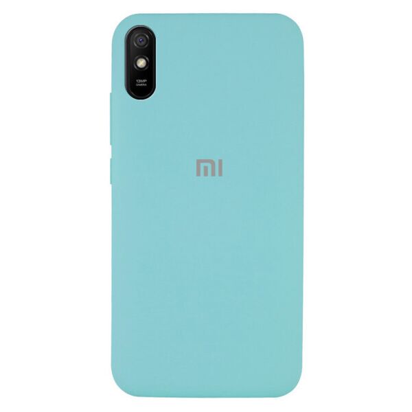 

Чехол Original Silicone Case c закрытым низом (AA) для Xiaomi Redmi 9A (Бирюзовый)