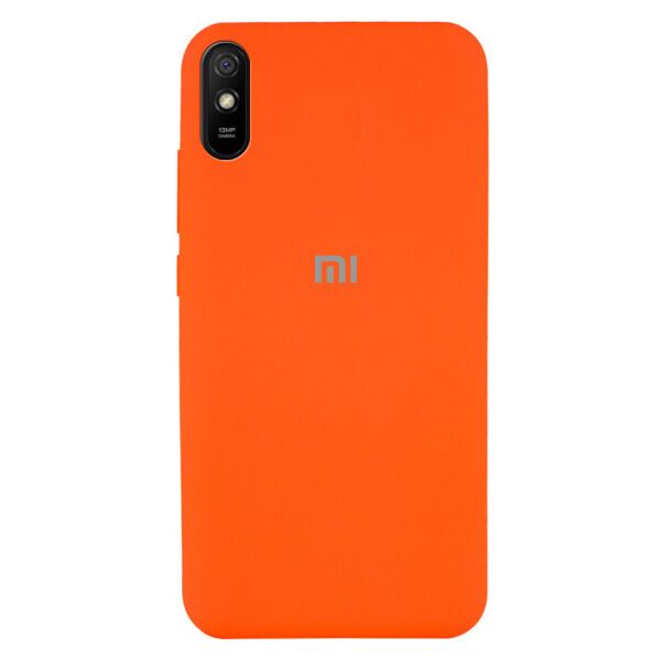 

Чехол Original Silicone Case c закрытым низом (AA) для Xiaomi Redmi 9A (OrangeRed)
