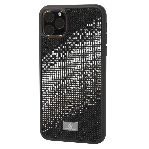 

со стразами Bling World Rainbown Design для Apple iPhone 11 Pro (5.8") (Черный)
