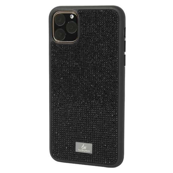 

со стразами Bling World Grainy Diamonds для Apple iPhone 11 Pro (5.8") (Черный)