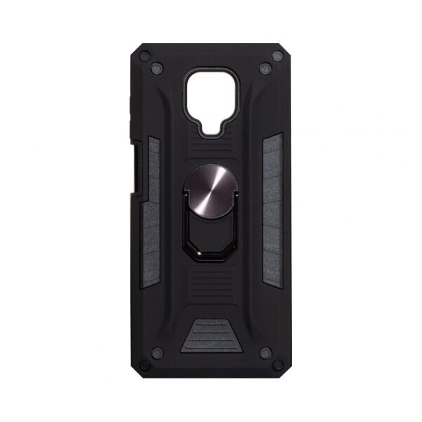 

Противоударный чехол Robot Case с кольцом-подставкой для Xiaomi Redmi Note 9 s/pro/max (Черный)