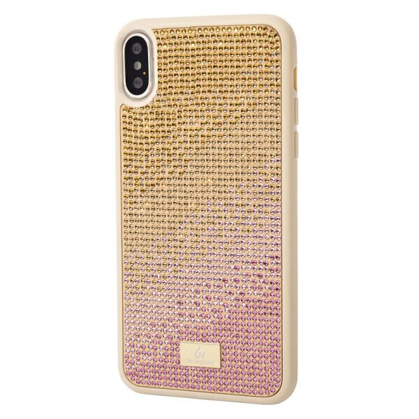 

Чехол со стразами Bling World Rainbown Design для Apple iPhone X / XS (5.8") (Золотой)