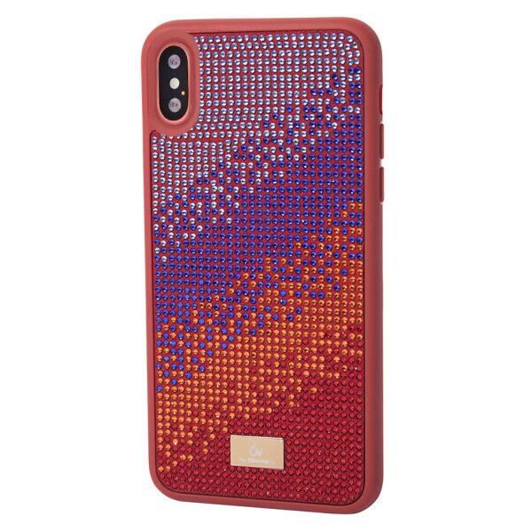 

Чехол со стразами Bling World Rainbown Design для Apple iPhone X / XS (5.8") (Красный)