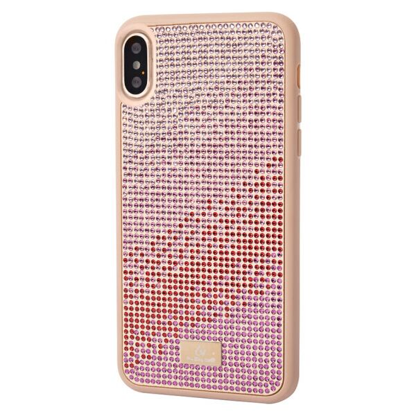 

Чехол со стразами Bling World Rainbown Design для Apple iPhone X / XS (5.8") (Розовый)