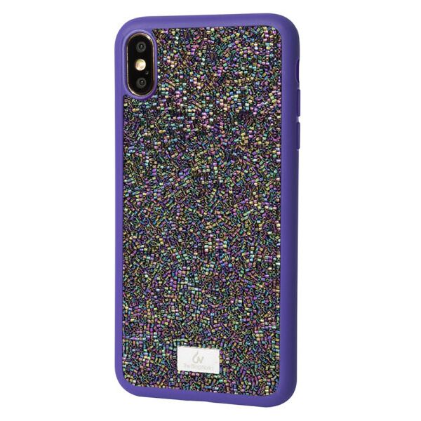 

со стразами Bling World Brilliant Case для Apple iPhone XS Max (6.5") (Фиолетовый)