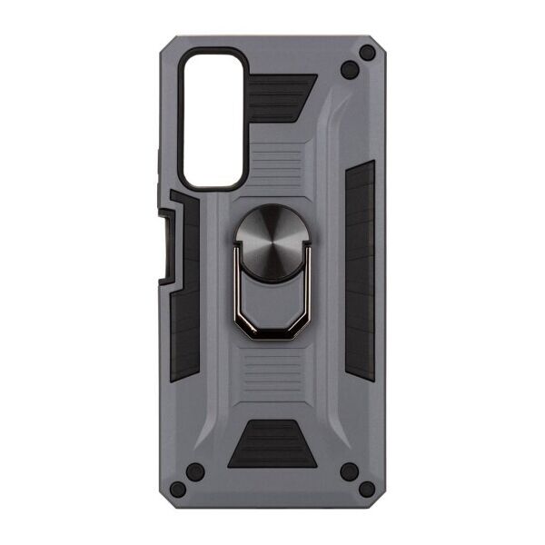 

Противоударный чехол Robot Case с кольцом-подставкой для Huawei P Smart 2021 (Серый)