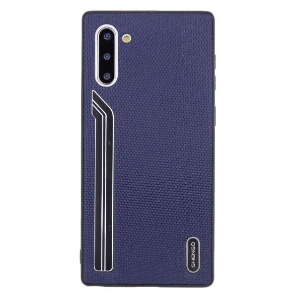 

Силиконовый чехол SHENGO Textile series для Samsung Galaxy Note 10 (Синий)