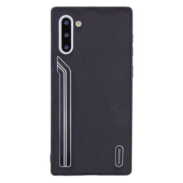 

Силиконовый чехол SHENGO Textile series для Samsung Galaxy Note 10 (Черный)