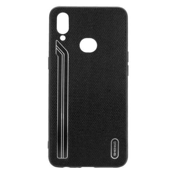 

Силиконовый чехол SHENGO Textile series для Samsung Galaxy A10s (Черный)