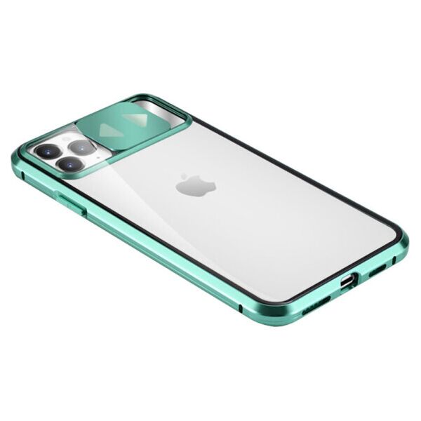 

Противоударный металический чехол Camshield 360 с защитой камеры для Apple iPhone 11 Pro Max (6.5") (Зеленый)