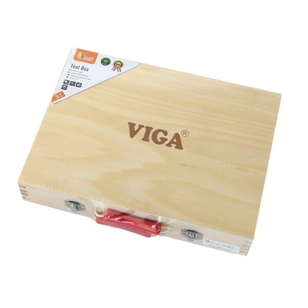 

Деревянный игровой набор Viga Toys Чемодан с инструментами, 10 шт. (50387)