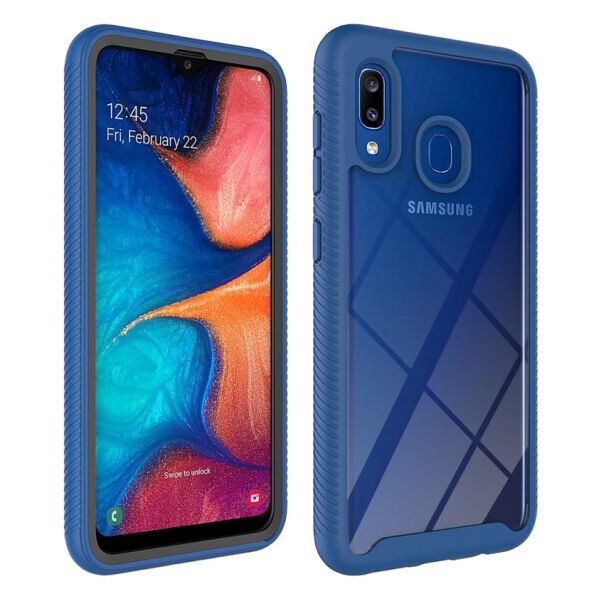 

Ударопрочный чехол Full-body Bumper Case для Samsung Galaxy A20 / A30 (Синий)