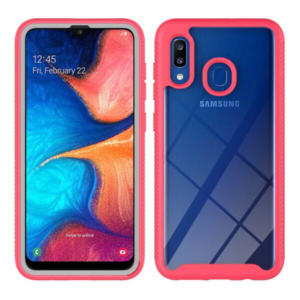 

Ударопрочный чехол Full-body Bumper Case для Samsung Galaxy A20 / A30 (DeepPink)