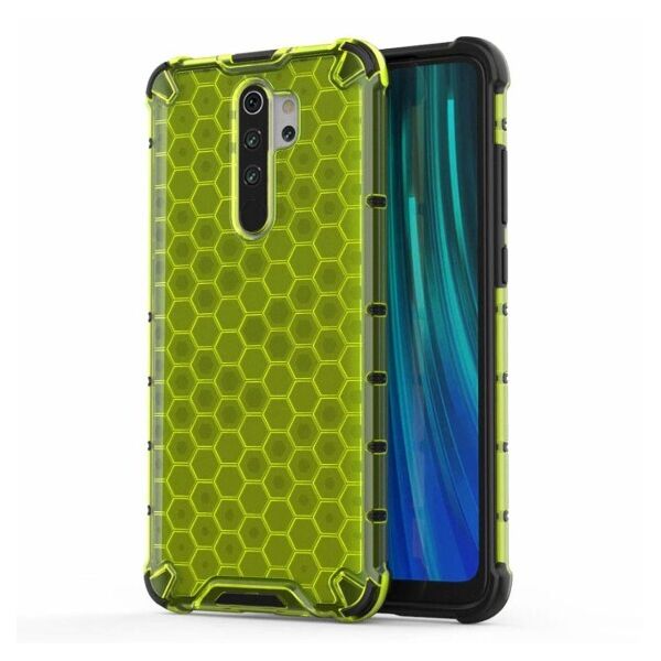 

Ударопрочный чехол Honeycomb для Xiaomi Redmi Note 8 Pro (Салатовый)