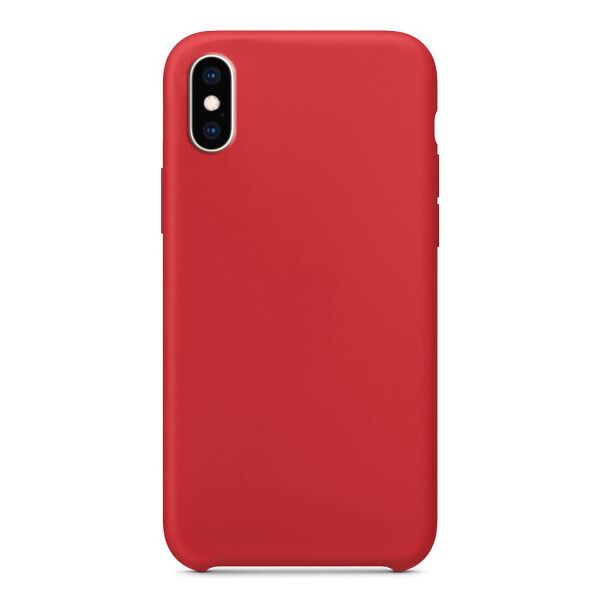 

Чехол Silicone Case without Logo (AA) для Apple iPhone X / XS (5.8") (Crimson)