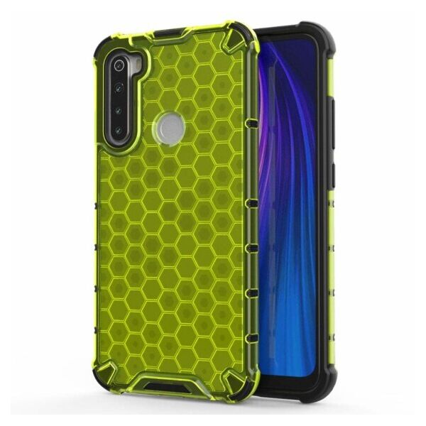 

Ударопрочный чехол Honeycomb для Xiaomi Redmi Note 8 (Салатовый)