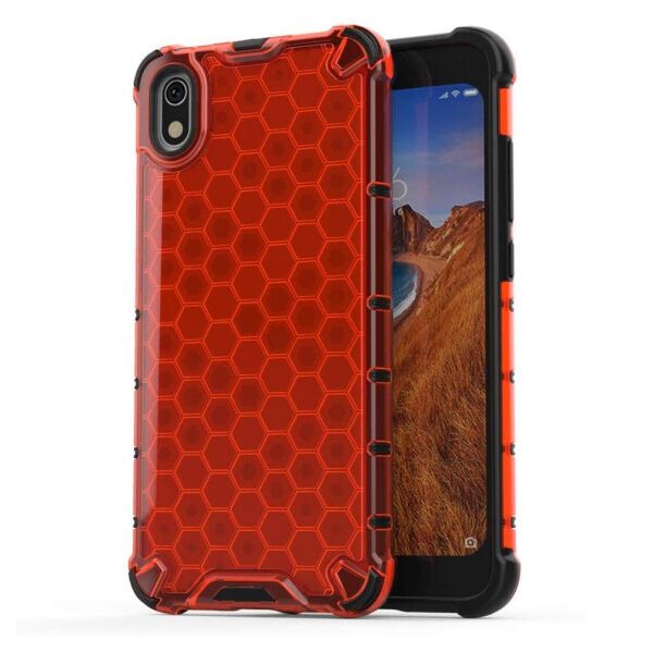 

Ударопрочный чехол Honeycomb для Xiaomi Redmi 7A (Красный)