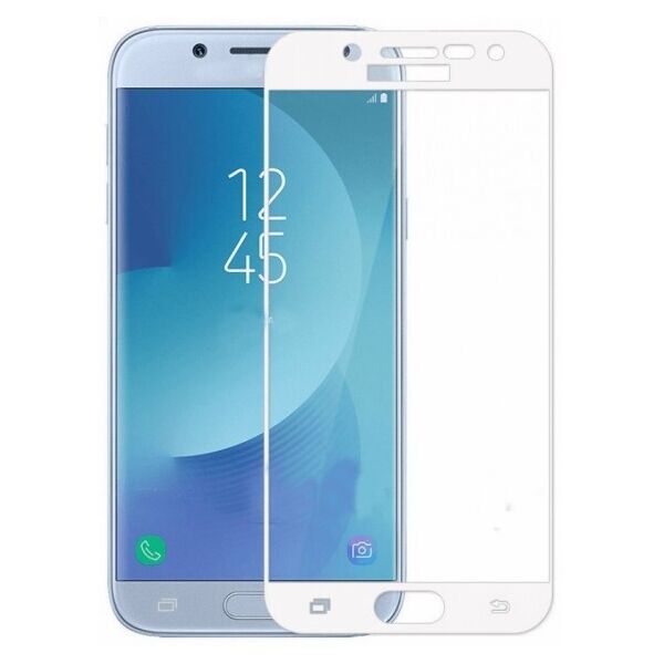 

Защитное стекло для Samsung Galaxy J3 2017 (J330F) (0.3 мм, 5D белое) (Белый)