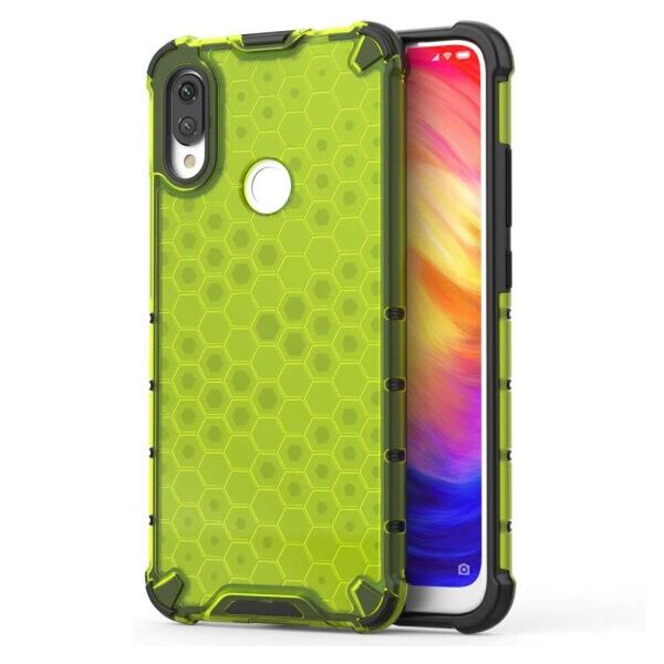 

Ударопрочный чехол Honeycomb для Xiaomi Redmi Note 7 / Note 7 Pro / Note 7s (Салатовый)