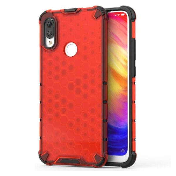 

Ударопрочный чехол Honeycomb для Xiaomi Redmi 7 (Красный)