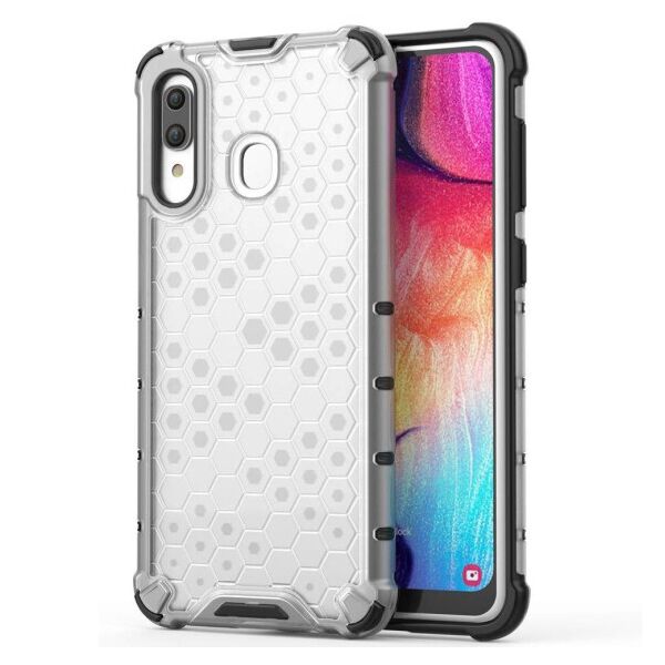 

Ударопрочный чехол Honeycomb для Samsung Galaxy A20 / A30 (Прозрачный)