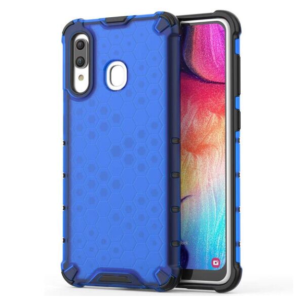 

Ударопрочный чехол Honeycomb для Samsung Galaxy A20 / A30 (Синий)
