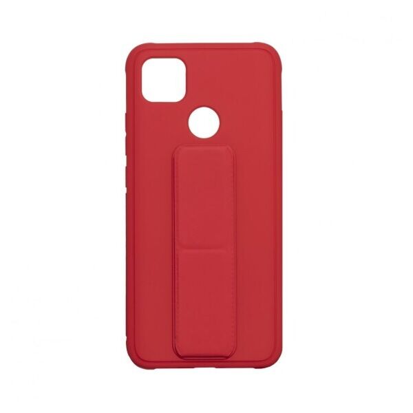 

Противоударный чехол Bracket с подставкой для Xiaomi Redmi 9C (Красный)