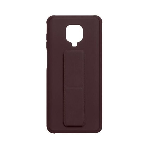 

Противоударный чехол Bracket с подставкой для Xiaomi Redmi Note 9s / Pro / Max (Коричневый)