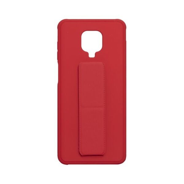 

Противоударный чехол Bracket с подставкой для Xiaomi Redmi Note 9s / Pro / Max (Красный)