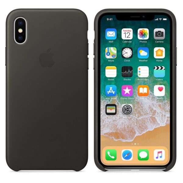 

Silicone Case (AA) для Apple iPhone X (5.8") / XS (5.8") (Тускло-серый)