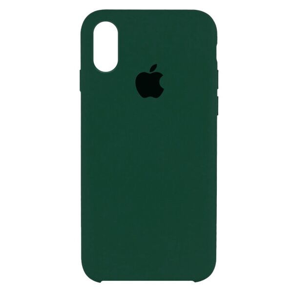 

Silicone Case (AA) для Apple iPhone XR (6.1") (Темно-зеленый)