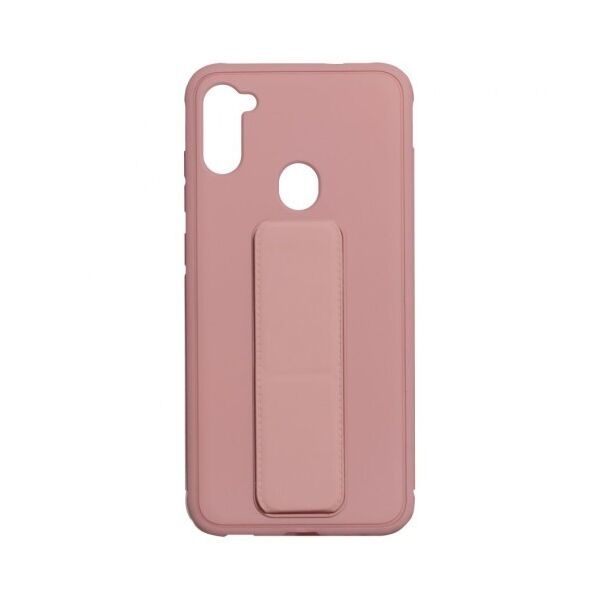 

Противоударный чехол Bracket с подставкой для Samsung Galaxy A11 / M11 (Розовый)