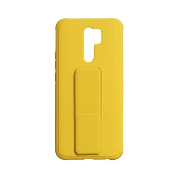 

Противоударный чехол Bracket с подставкой для Xiaomi Redmi 9 (Желтый)