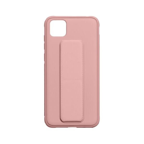

Противоударный чехол Bracket с подставкой для Huawei Y5P Eur Ver (Розовый)