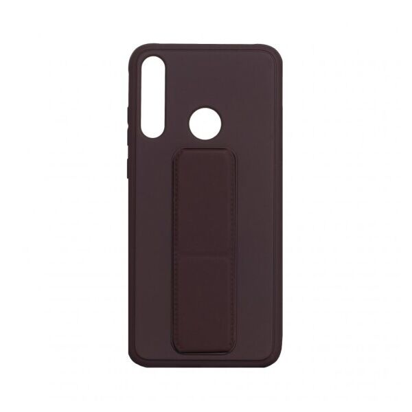 

Противоударный чехол Bracket с подставкой для Huawei Y6P Eur Ver (Коричневый)
