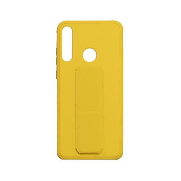 

Противоударный чехол Bracket с подставкой для Huawei Y6P Eur Ver (Желтый)